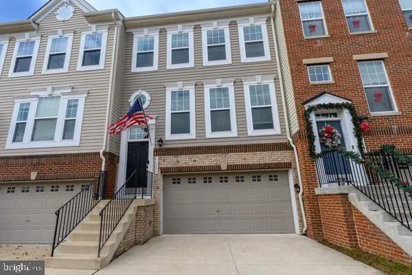 a front view of a building with a outdoor space