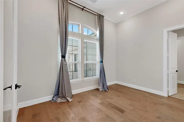 a view of empty room