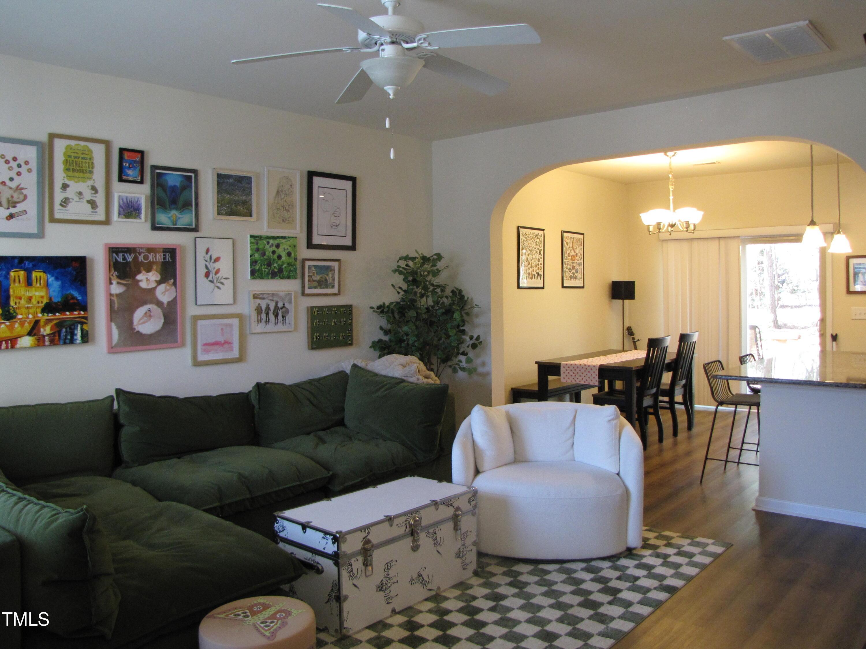 58 Pocono Drive Durham, NC 27705 - Photo 2 of 22 a living room with furniture and wooden floor