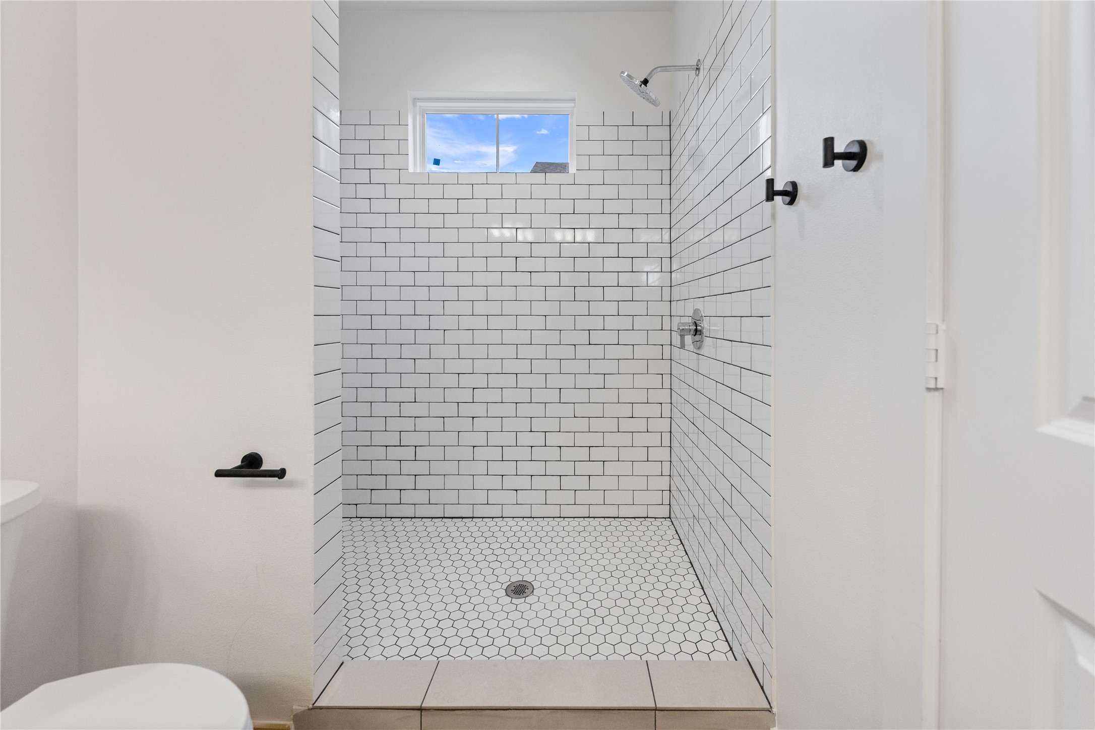 2702 Winbern Street, Unit B Houston, TX 77004 - Photo 9 of 12 Walk-in shower
