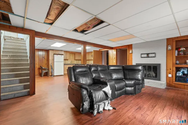 a room with storage and utility