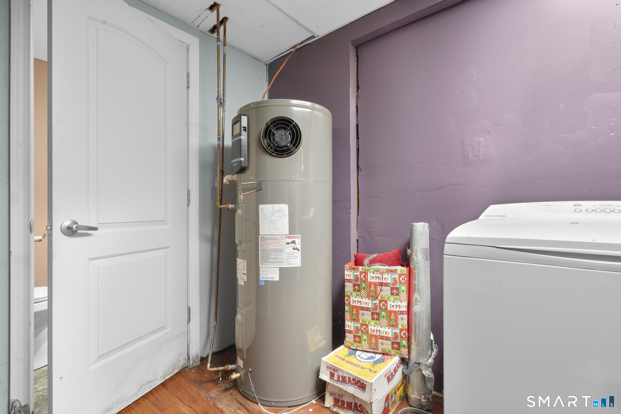 523 Chamberlain Hill Road Haddam, CT 06441 - Photo 35 of 40 a utility room with dryer and washer
