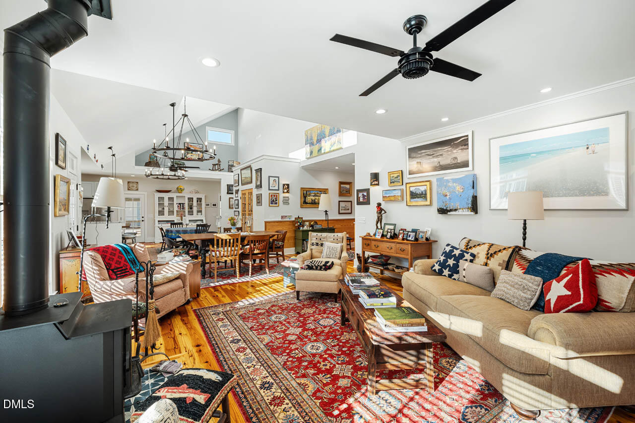 3833 Blakely Way Efland, NC 27243 - Photo 19 of 69 living room looking towards entry