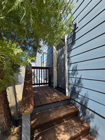 a view of a lake with a mountain in the background