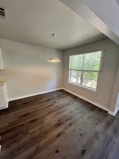 wooden floor in an empty room