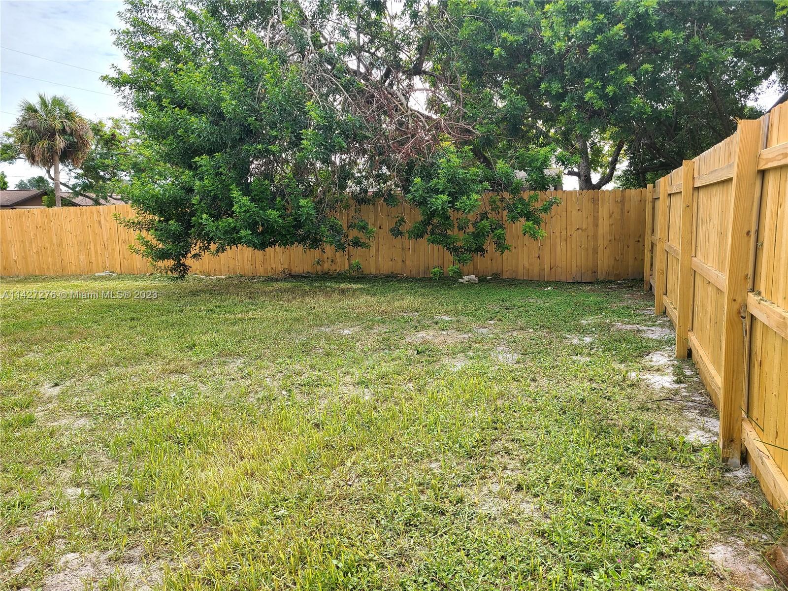 11204 Harding Drive Port Richey, FL 34668 - Photo 5 of 6 a view of a yard with a trees