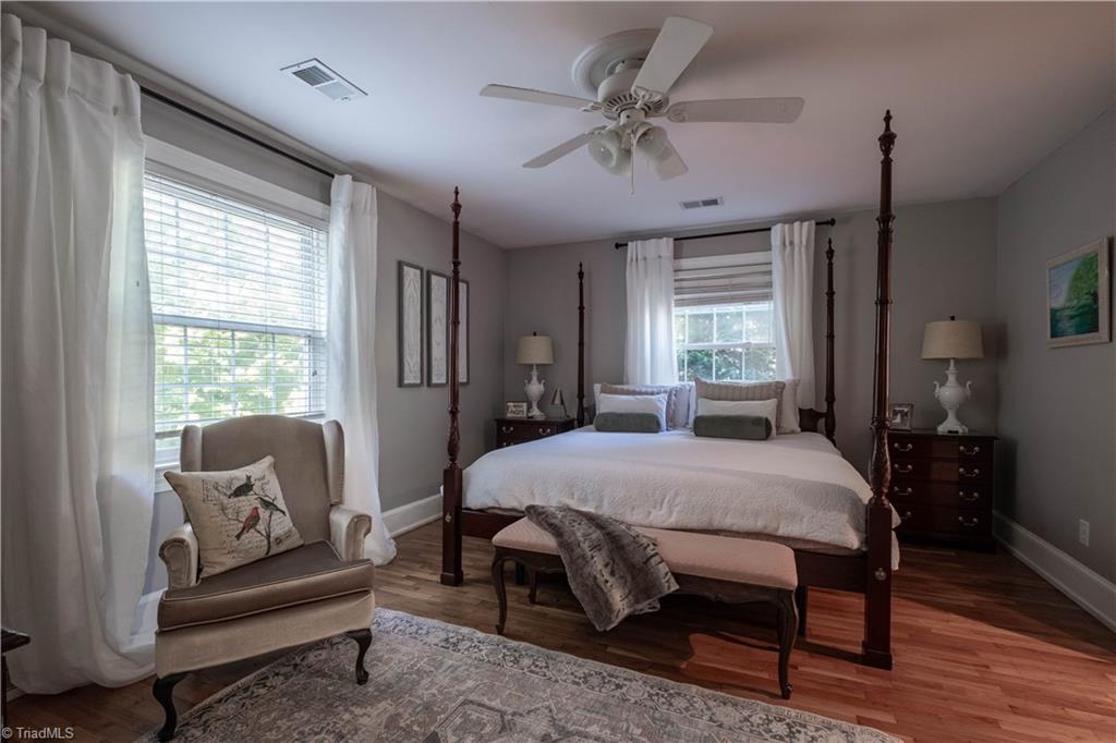 211 Dutchman Creek Road Elkin, NC 28621 - Photo 24 of 42 Primary bedroom located on the second level. Photos taken Oct. 2025