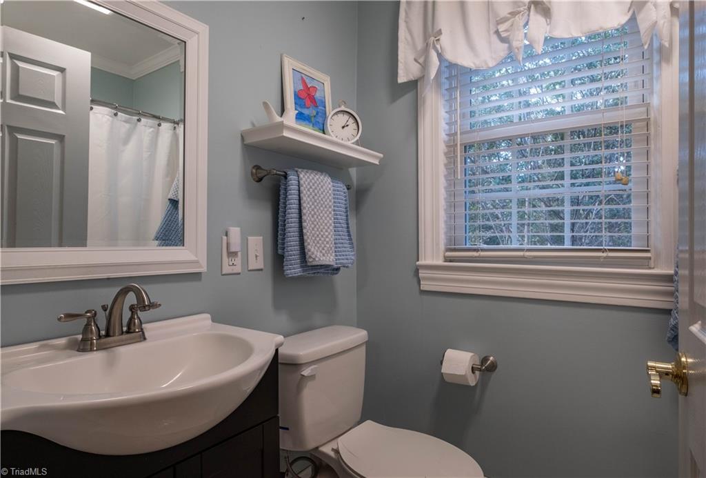 211 Dutchman Creek Road Elkin, NC 28621 - Photo 29 of 42 Third full bathroom located on second level Photos taken Oct. 2025