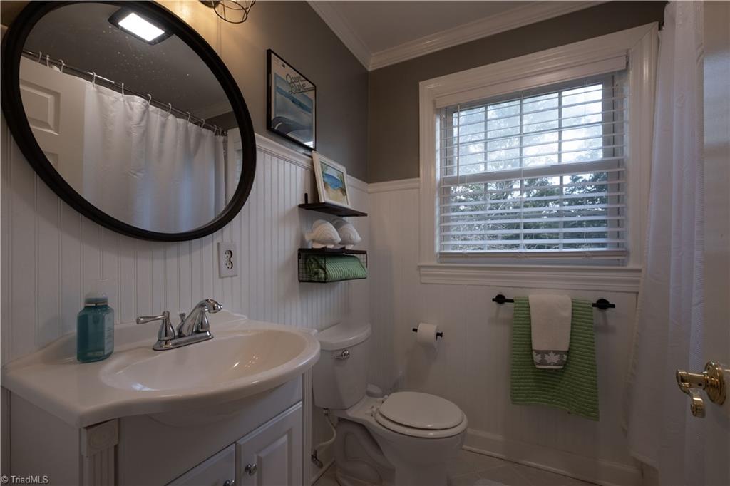 211 Dutchman Creek Road Elkin, NC 28621 - Photo 32 of 42 Fourth full bathroom located on second level. Photos taken Oct. 2025
