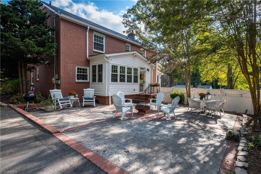 211 Dutchman Creek Road Elkin, NC 28621 - Photo 4 of 42 Outside enjoy spacious patio ideal for outdoor entertaining. Photos taken Oct. 2025