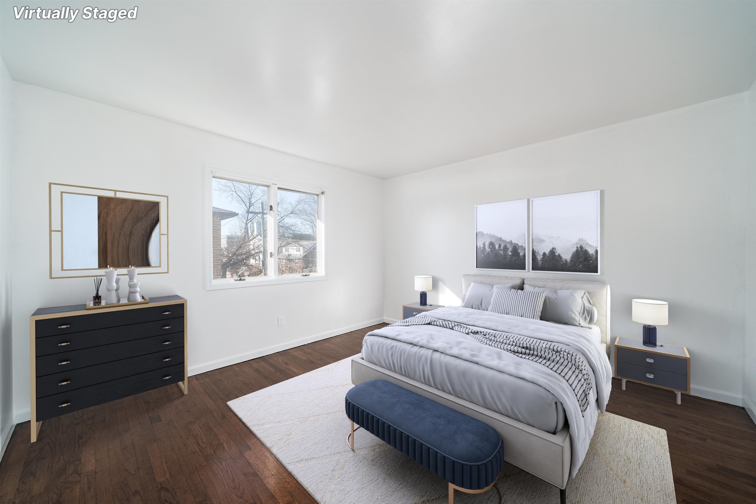 156 Main Street East Rutherford, NJ 07073 - Photo 11 of 19 a bedroom with a bed and a window