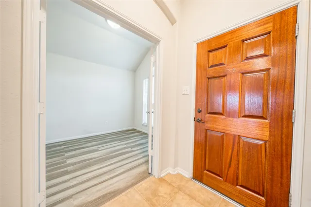 a view of a closet area