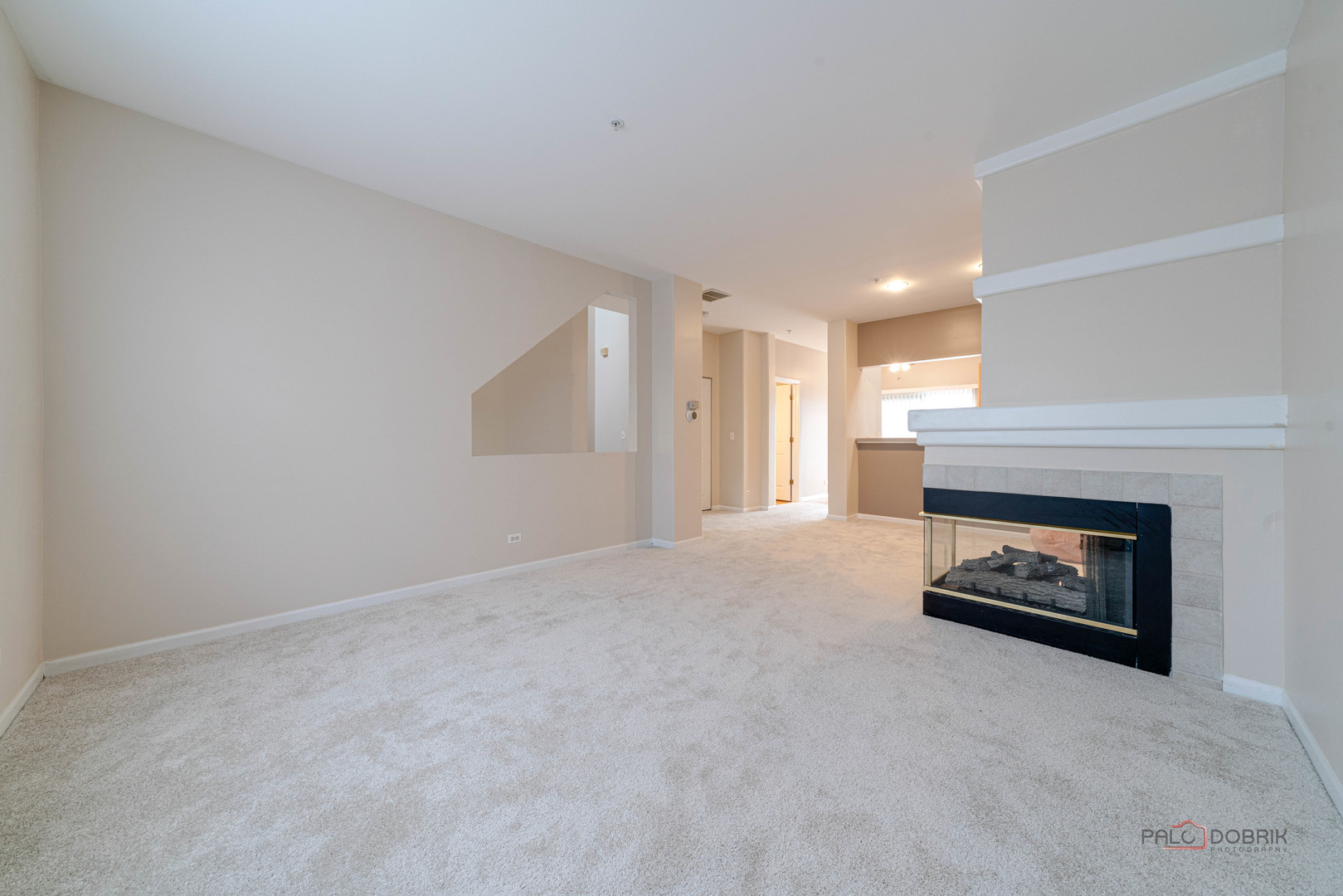 1719 Sienna Court Wheeling, IL 60090 - Photo 14 of 34 a view of an empty room with a fireplace and a window