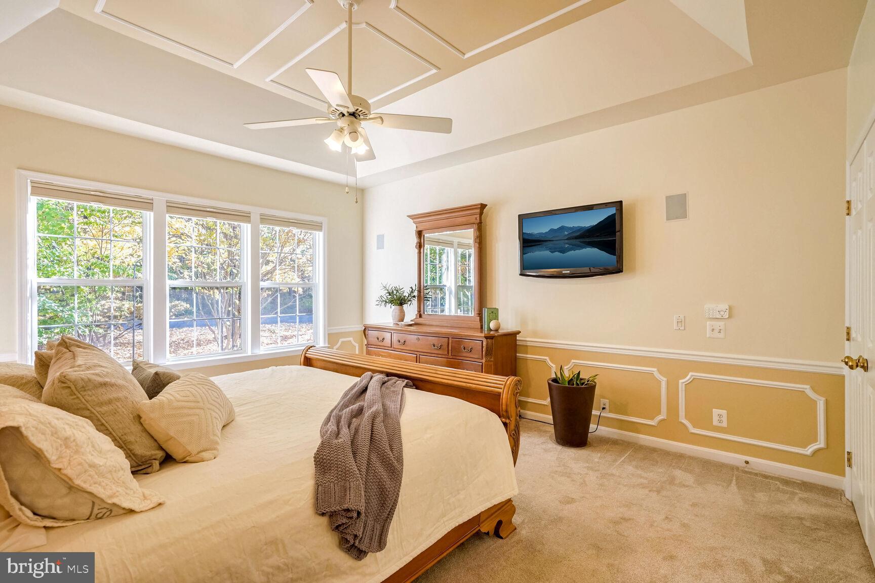2459 Arctic Fox Way Reston, VA 20191 - Photo 21 of 45 Tray ceiling with ceiling fan