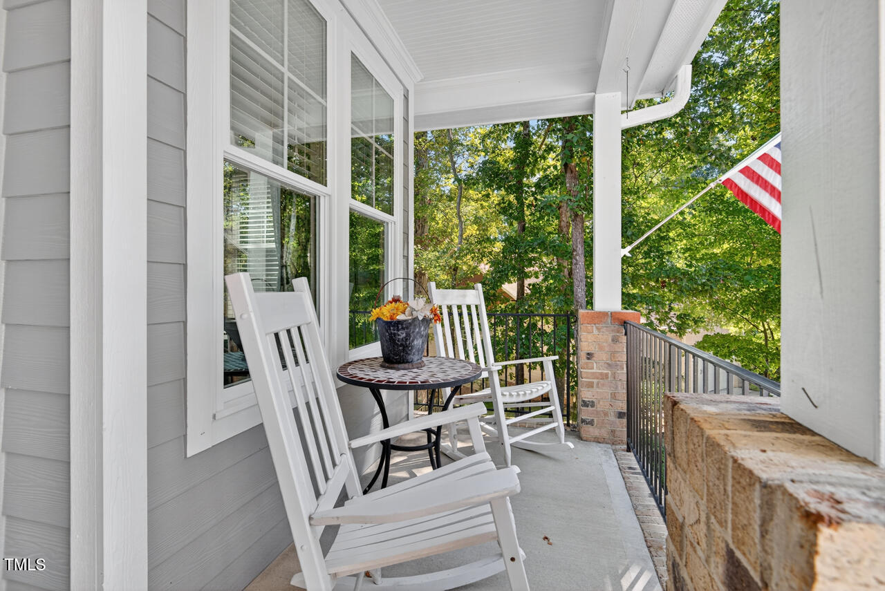 67 Ada Court Pittsboro, NC 27312 - Photo 7 of 63 a view of balcony with furniture and garden
