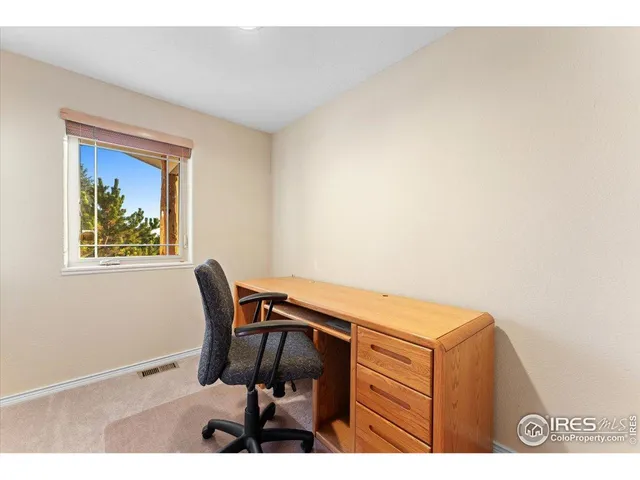 a view of workspace with furniture