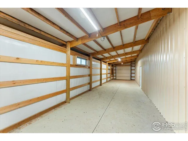 a view of a room with an empty space