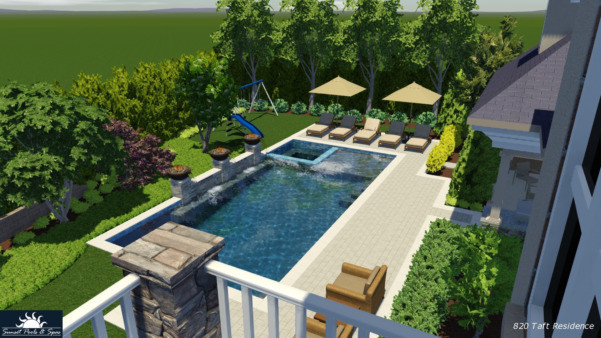 820 Taft Road Hinsdale, IL 60521 - Photo 38 of 46 a view of a chairs and table in patio with a lake view