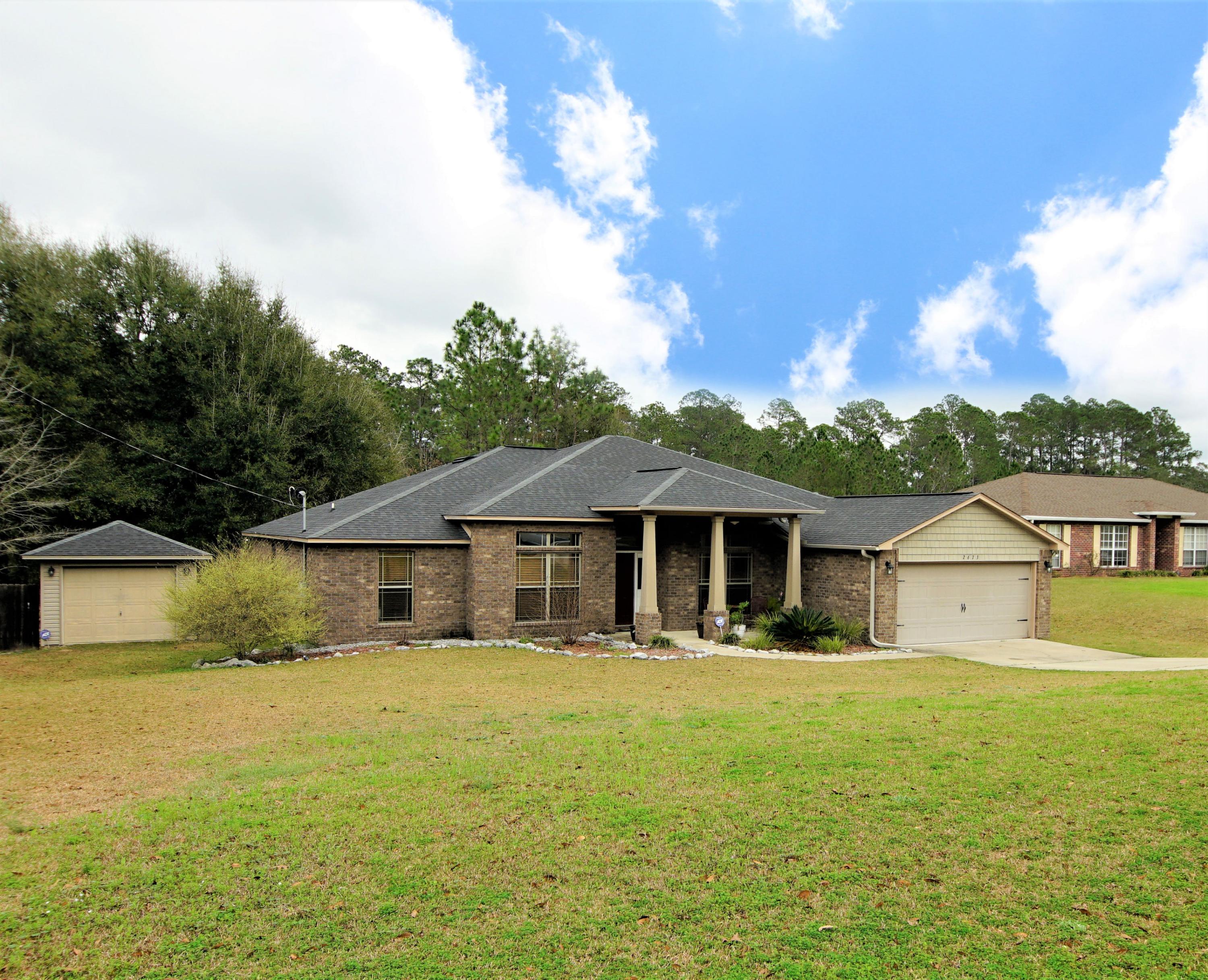 2673 Corner Creek Road Crestview, FL 32536 - Photo 3 of 47 Large yards for added privacy