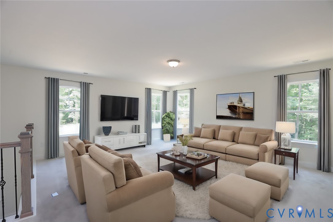 4660 McGhee House Road Mechanicsville, VA 23111 - Photo 20 of 48 a living room with furniture and a flat screen tv