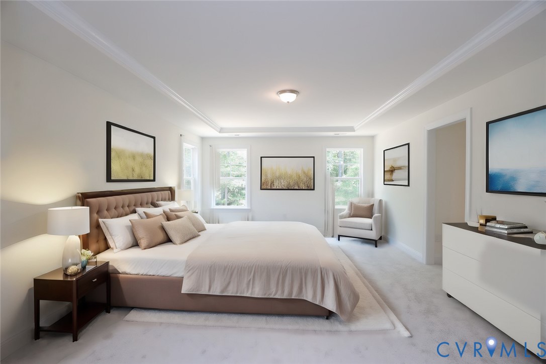 4660 McGhee House Road Mechanicsville, VA 23111 - Photo 23 of 48 a bedroom with a bed and wooden floor