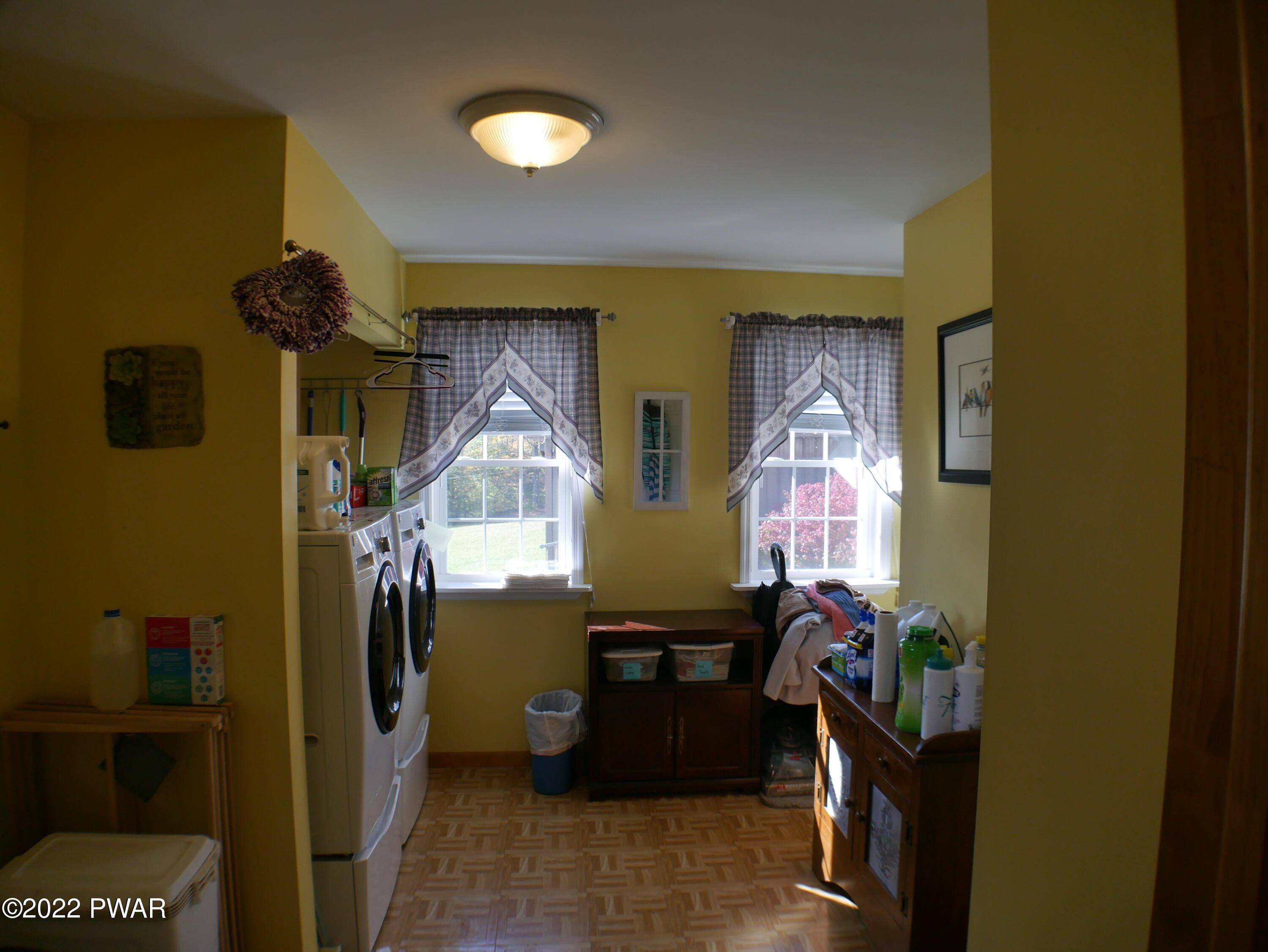 1259 Dougherty Road Meshoppen, PA 18630 - Photo 39 of 61 a dining room with furniture and a chandelier
