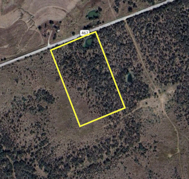 805 County Road 467 Elgin, TX 78621 - Photo 30 of 30 Aerial Survey. Highlighting the boundaries of the property and its surrounding terrain