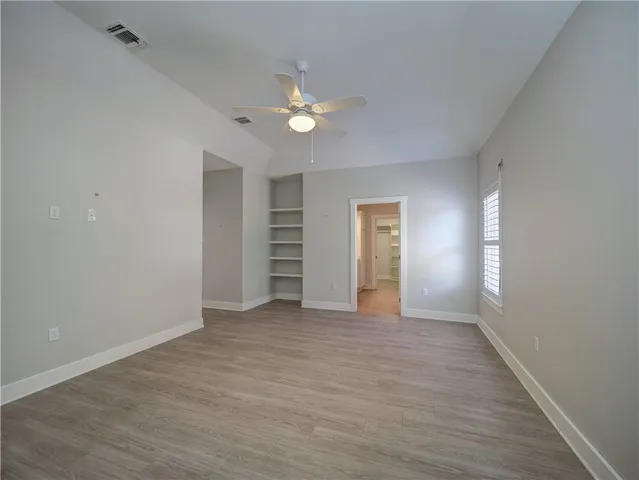 wooden floor in an empty room