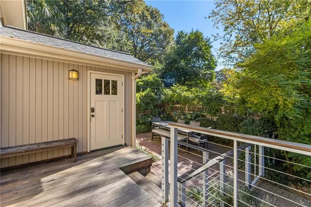 a view of deck with patio