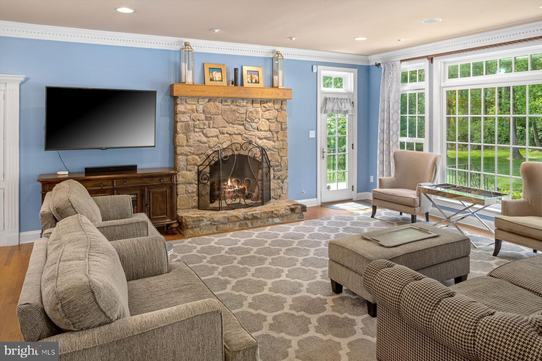 205 Wecks Pond Road New Hope, PA 18938 - Photo 11 of 44 Living room open to kitchen