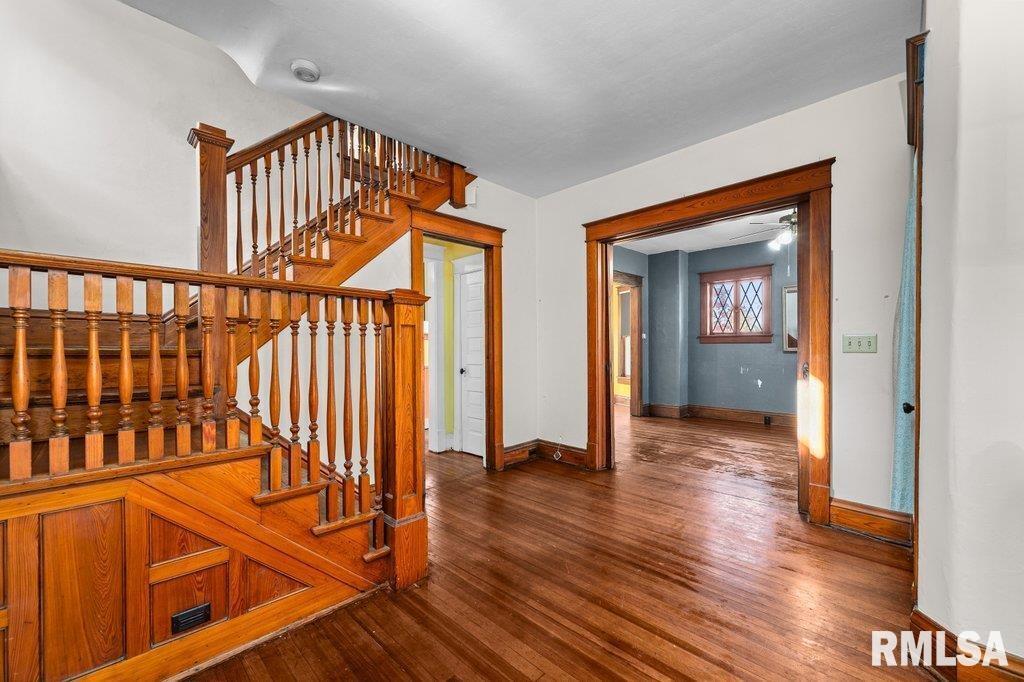 2105 15th Street Moline, IL 61265 - Photo 5 of 29 a view of an entryway door with wooden floor