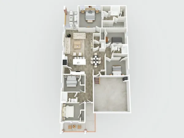 a front view of a house with yard