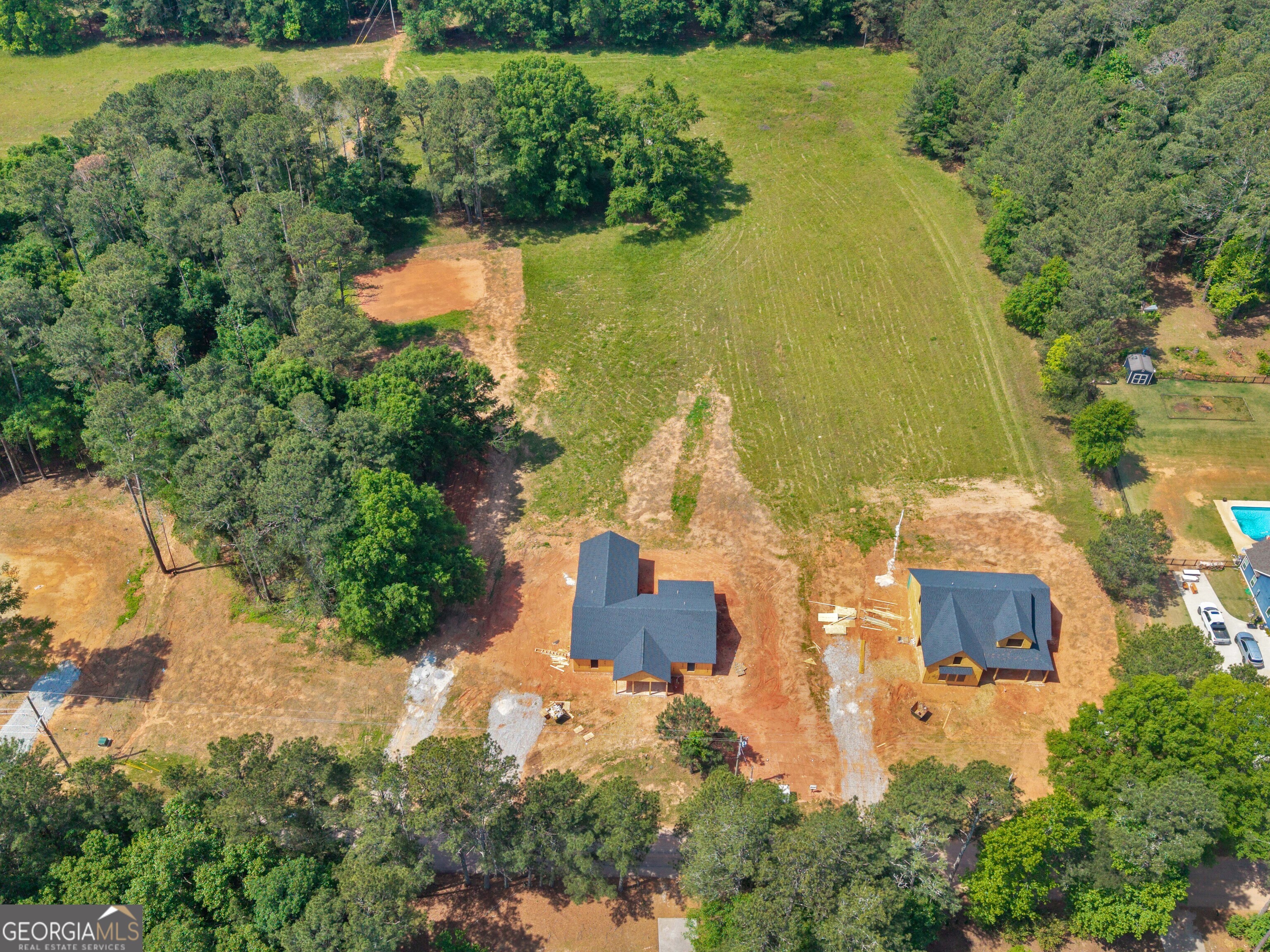 160 Loyd Road Mansfield, GA 30056 - Photo 6 of 53 an aerial view of beach and residential houses with outdoor space