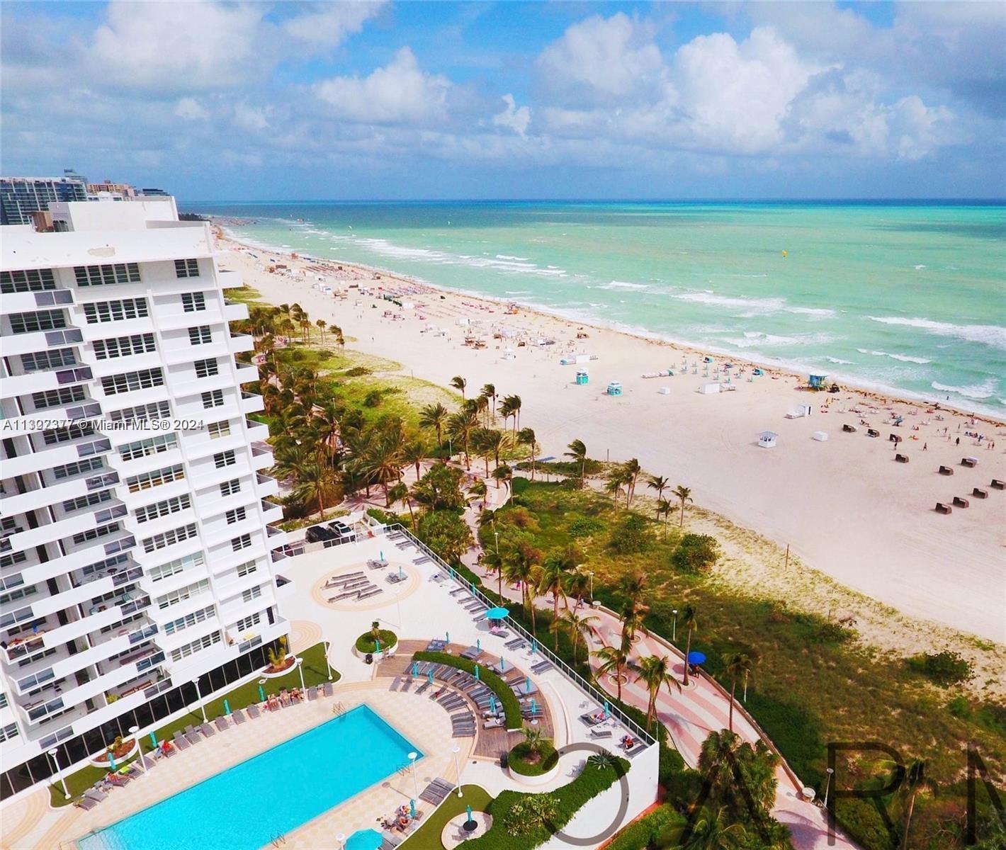 100 Lincoln Road, Unit 1605 Miami Beach, FL 33139 - Photo 14 of 20 a view of ocean view with beach