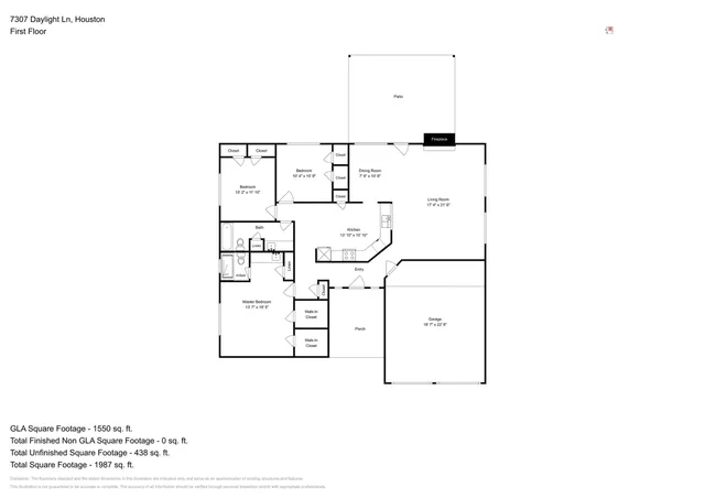$1,775 | 7307 Daylight Lane, Houston, TX 77095