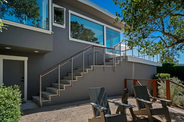 a view of balcony and deck