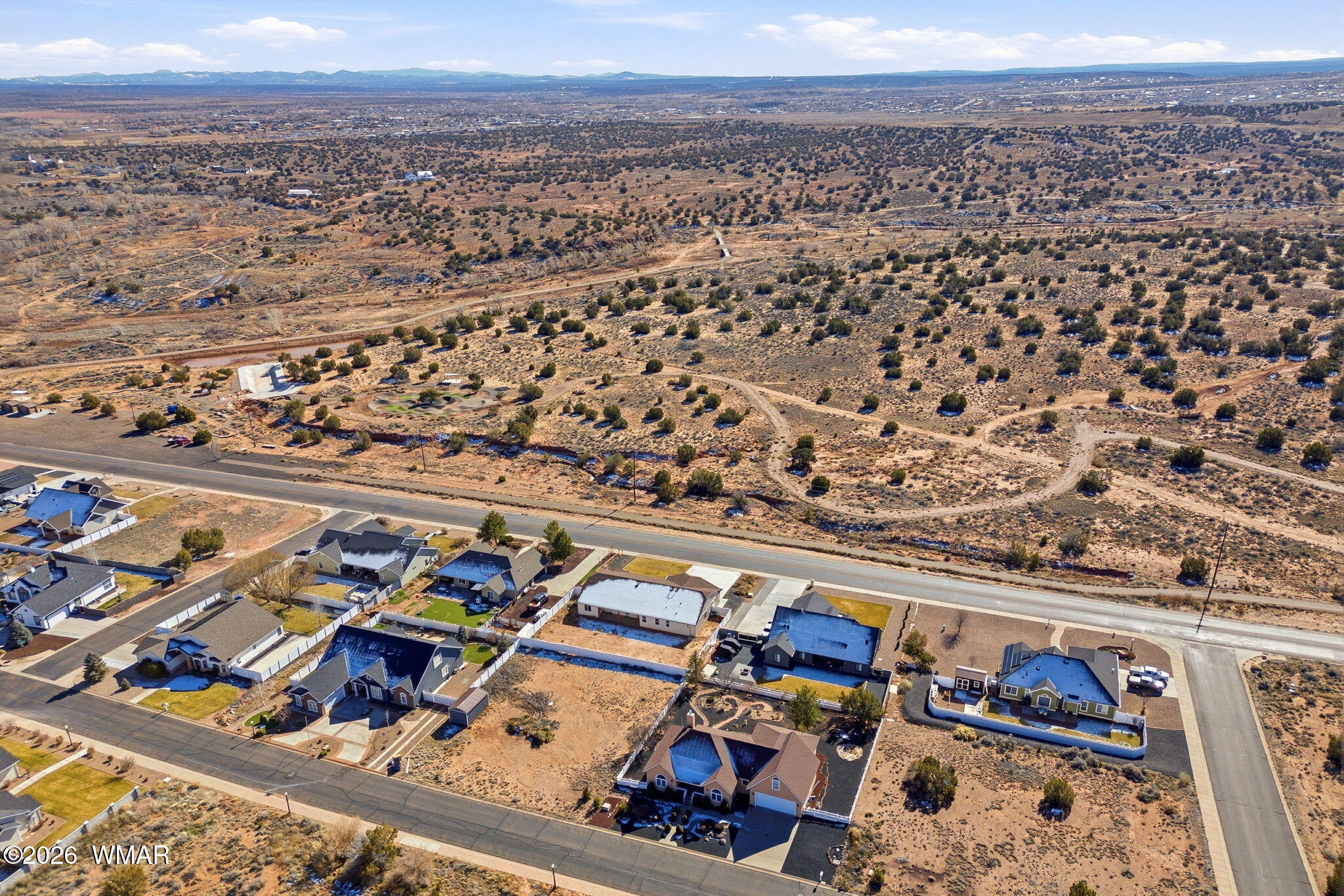 1852 West 7th S Street Snowflake, AZ 85937 - Photo 36 of 37 an aerial view of multiple house