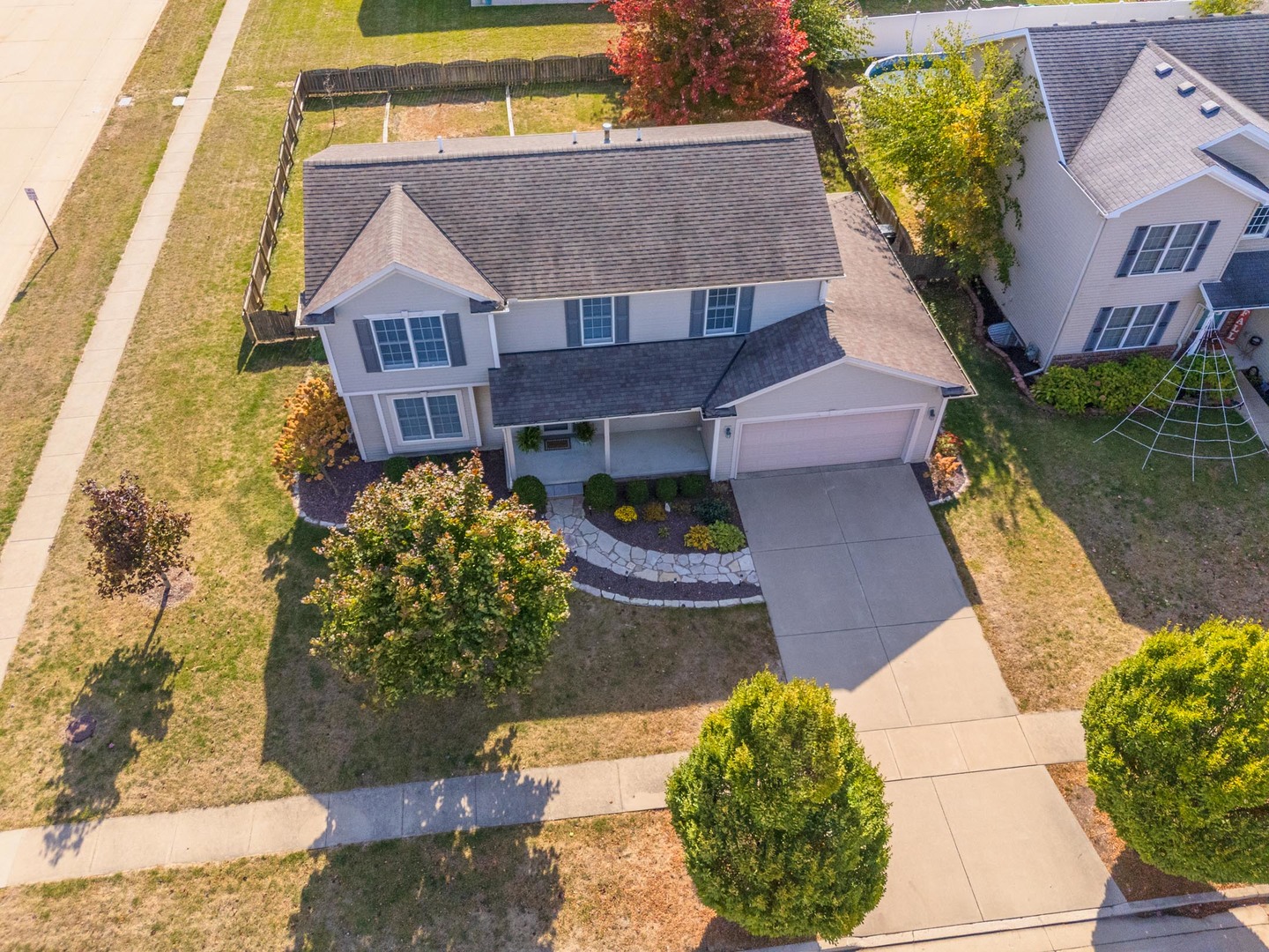 3291 Marimarsh Lane Normal, IL 61761 - Photo 4 of 55 a aerial view of a house with a yard