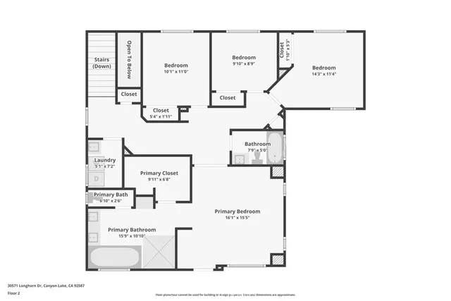 a picture of a floor plan