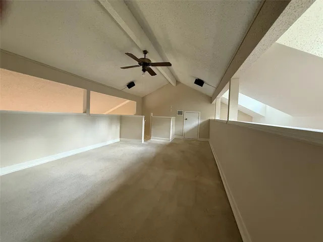 a view of backyard with green space