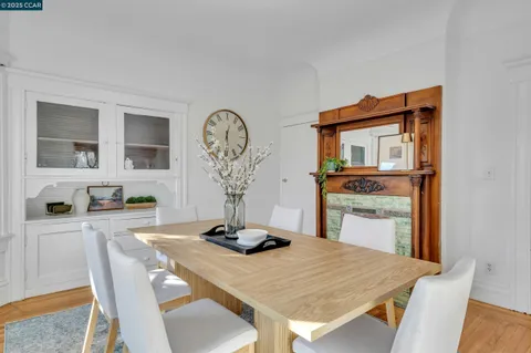 a bedroom with bed and a potted plant