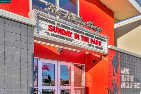 a front view of a building