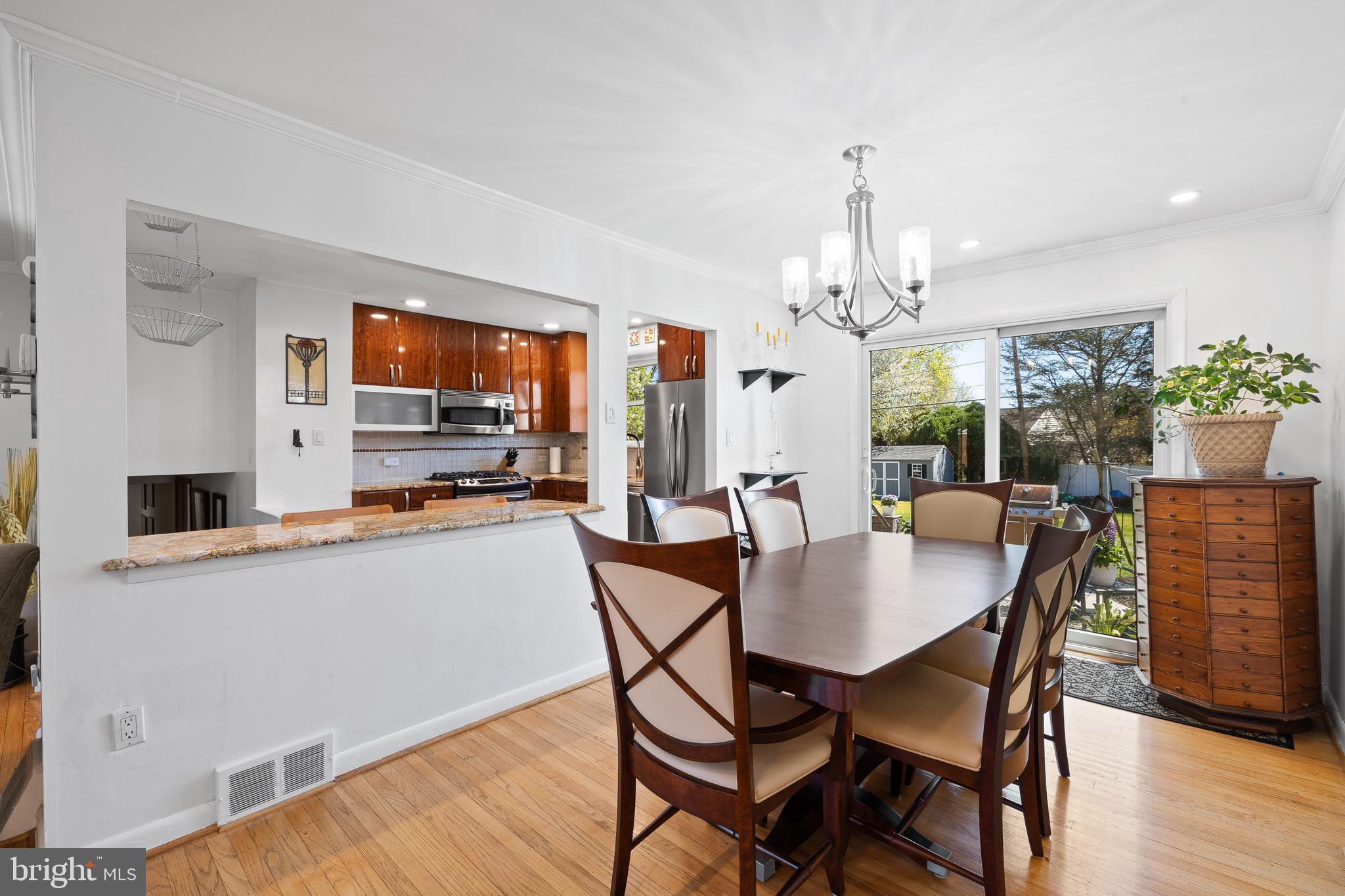 1411 Sandwood Road Conshohocken, PA 19428 - Photo 9 of 33 Kitchen overlooks dining room