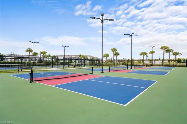 a view of a tennis court