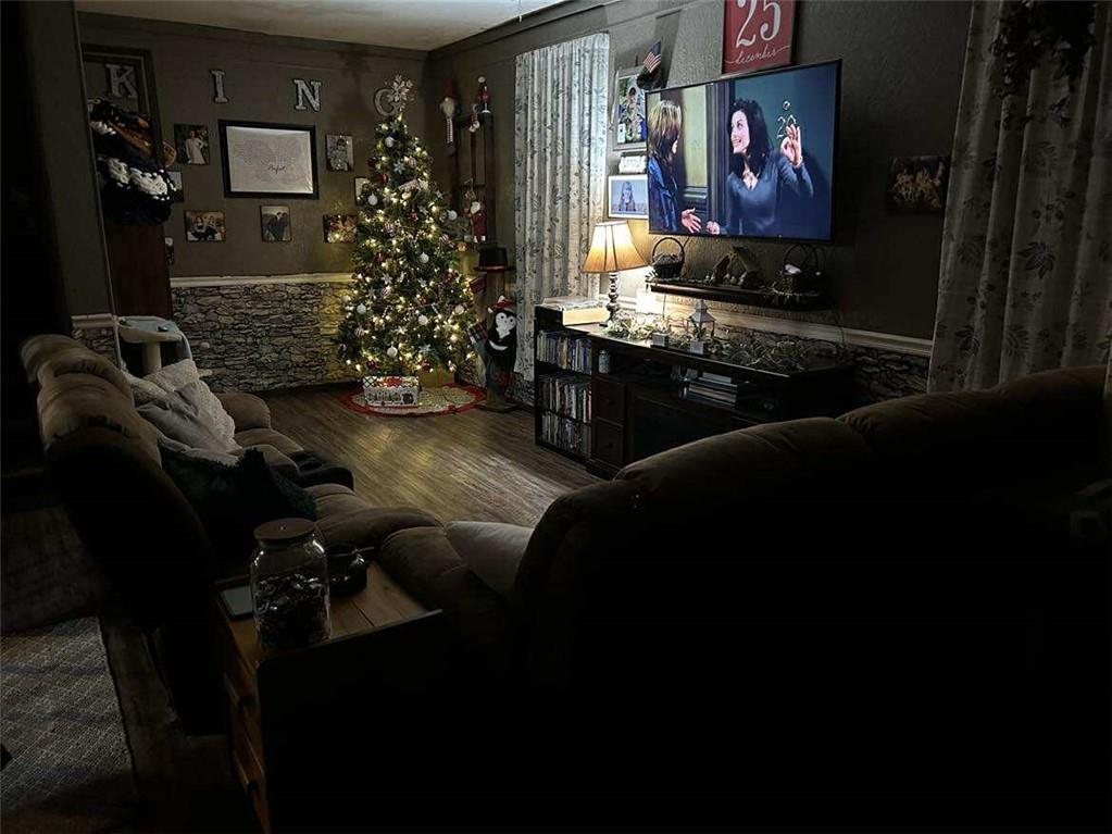 845 Mottern Road Punxsutawney, PA 15767 - Photo 14 of 37 a living room with furniture and a flat screen tv