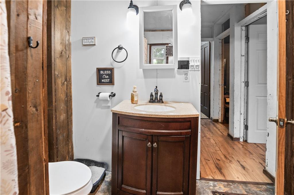 845 Mottern Road Punxsutawney, PA 15767 - Photo 19 of 40 a bathroom with a sink a toilet and shower