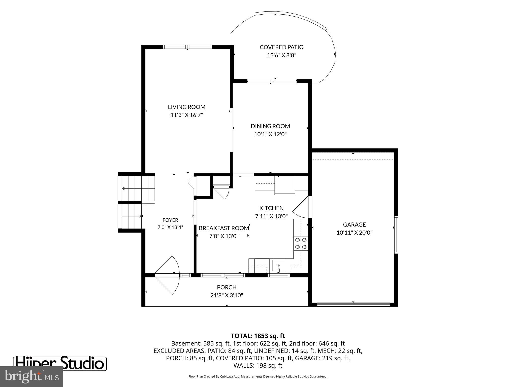 13385 Point Rider Lane Herndon, VA 20171 - Photo 64 of 66 Main-level Floor Plan