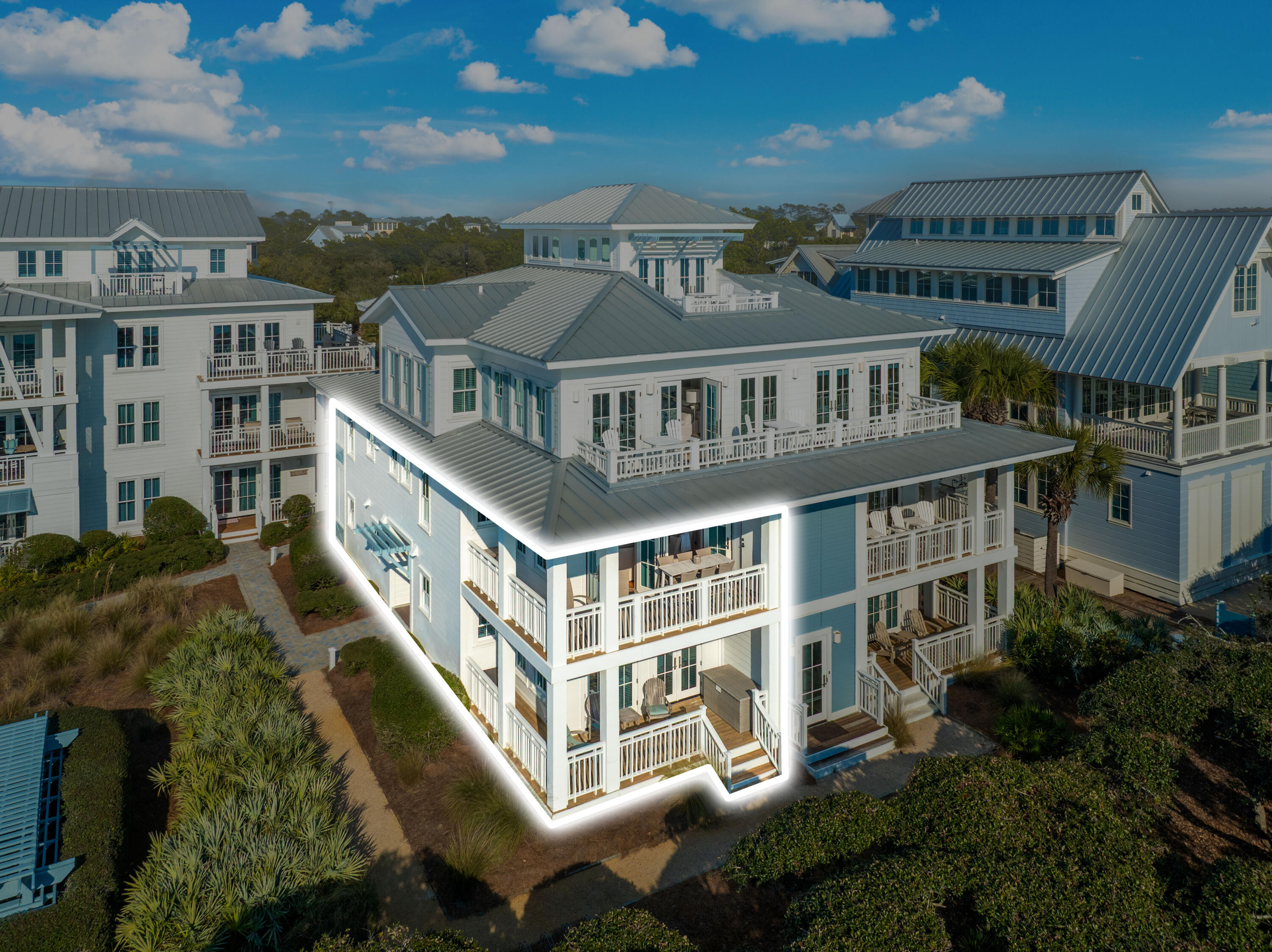 1848 East County Highway 30A, Unit 20 Santa Rosa Beach, FL 32459 - Photo 75 of 90 1848 E Hwy 30A #20 Aerial Marked-1