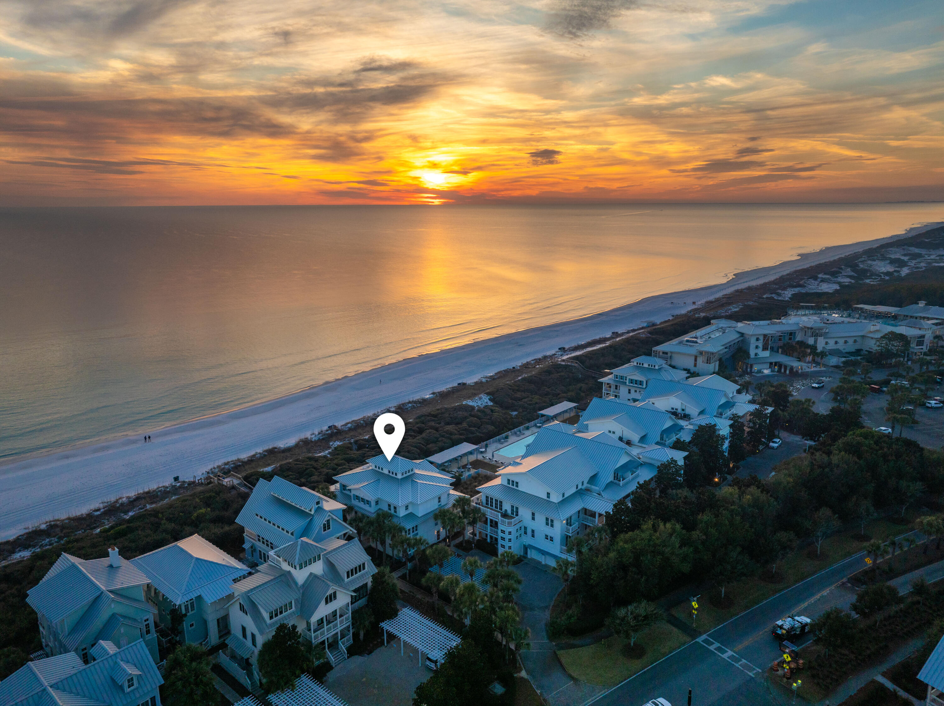 1848 East County Highway 30A, Unit 20 Santa Rosa Beach, FL 32459 - Photo 83 of 90 1848 E Hwy 30A #20 Aerial Marked-12
