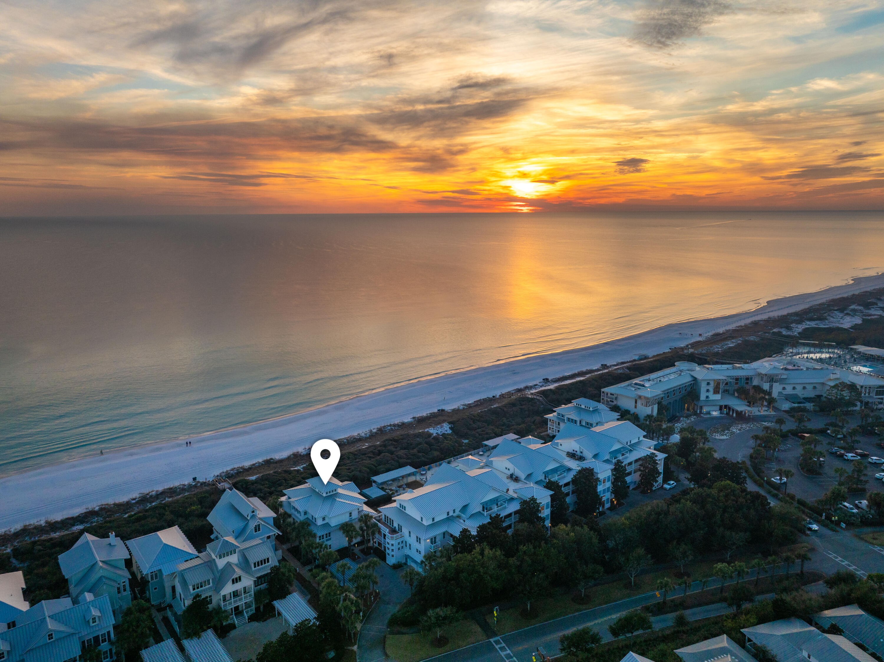 1848 East County Highway 30A, Unit 20 Santa Rosa Beach, FL 32459 - Photo 85 of 90 1848 E Hwy 30A #20 Aerial Marked-14